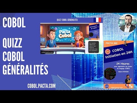 Bienvenue sur un nouveau Quiz Pacta Cobol. Apprenez à programmer en Cobol