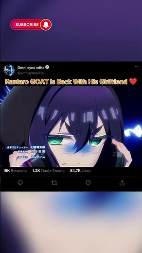 Rantaro GOAT Is Back| The 100 Girlfriends Who Really, Really,Love You#anime #animeedit