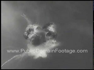 Bloodhound missile defense system destroys drone in mid air 1958 archival footage