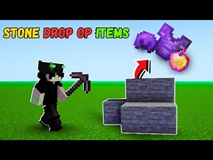 Beating Minecraft Using an OP Stone Drops Datapack
