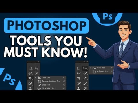 Photoshop Interface Overview | Shape Tool & Move Tool Explained