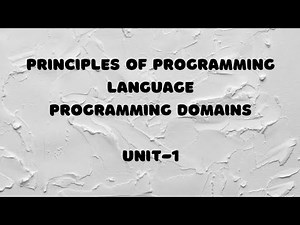 #2 programming domains |ppl