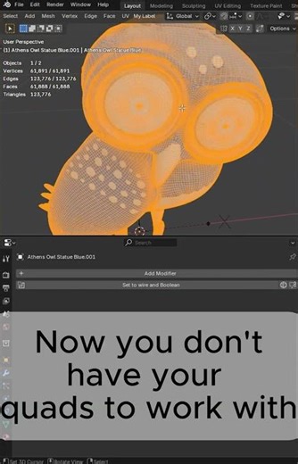 This is how you fix over-subdivisions in Blender ³ᵈ