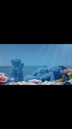 Friendly Lego Snake gets caught by a creature #lego #legostopmotion