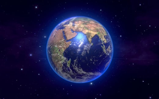 unity3D也可以做出大数据可视化效果的地球（PBR)