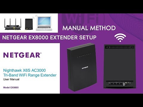 Netgear EX8000 Extender Setup | AC3000 Manual