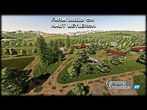 Building a farm with VINEYARD, farm build | Haut Beyleron | Farming Simulator 22 | Timelapse