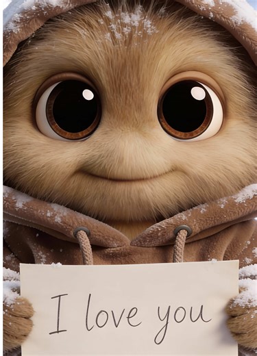 Hello friend, I just wanted to say I love you… Forever and ever. Your monster friend, Okie 🤍