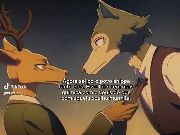 O legoshi abanando o rabinho... #fypシ #fyyyyyyyyyyyyyyyy #beastars #shipp