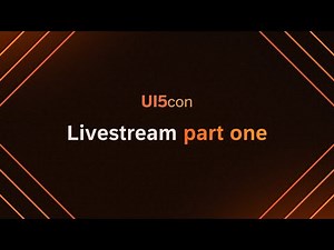 UI5con 2023: Part 1