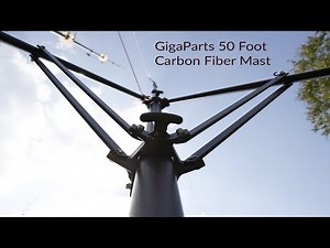 GigaParts 50' Carbon Fiber Mast
