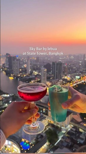 Sky Bar by lebua at State Tower, Bangkok Thailand 🇹🇭