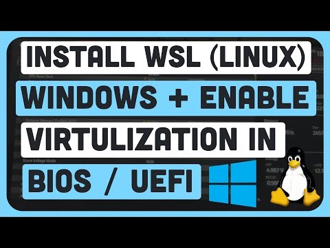 Install WSL (Linux) In Windows with Virtualization In BIOS | Urdu & Hindi