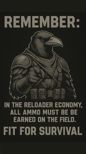 REMEMBER: In the Reloader economy, everything is EARNED.