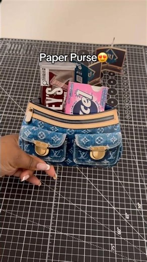 DIY Paper Purse tutorial ✨ #diycraftideas #papercraft