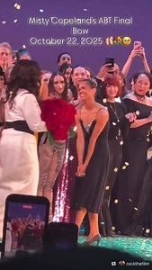 224K views · 25K reactions | Misty Copeland’s last dance — a final pirouette into history凉 The curtain falls, but her legacy keeps leaping. 並✨ Love you @mistyonpointe! #MistyCopeland #FinalDance #Icon #BalletLegend Video @rockthefilm | Holly Peete | Facebook