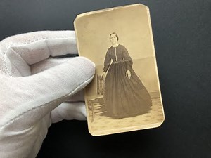 Antique Carte de Visite Portrait with a Tax Stamp