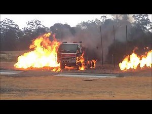 Small Fire Truck Destroyed in Burnover Bushfire Wildfire Forest Fire Simulator