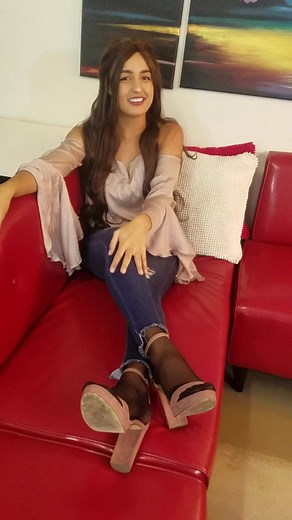 Miss Vixy shot a custom nylon video at the Palace today! XanasPalace.com | Xana's Palace