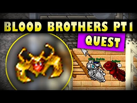 [TIBIA] - BLOOD BROTHERS QUEST (PARTE 1) | ACESSO A VENGOTH + VAMPIRIC CREST