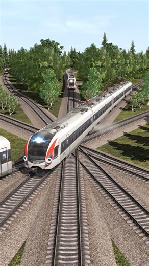 Trains Crossing at Rail Junction #22 | Trainz Railroad Simulator 2019