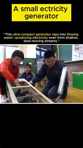 This Tiny Water Generator Produces Power from Slow Streams ⚡💧 (No Dam Needed!)