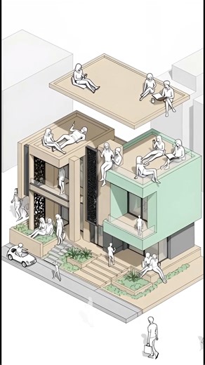 Massing Studies — Exploring Form, Space & Composition #MassingStudies #ArchitectureShorts #3DDesign