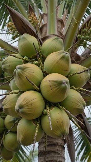 Coconut Growth Cycle in 4K 🌴🥥 | Seed to Mature Coconuts Time-Lapse