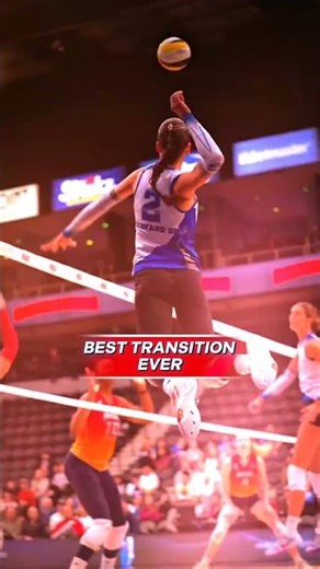 The best volleyball transition #volleyball