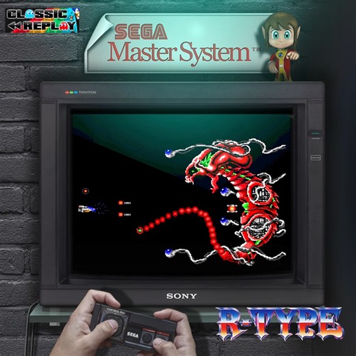 R-Type on the Sega Master System is a masterful conversion. Here's the first level including first boss... Dobkeratops. #RType #sega #arcade #arcadegames #retrogaming #nostalgia | Classic Replay