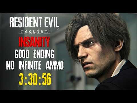 Resident Evil Requiem Insanity Difficulty, No Infinite Ammo, Good Ending