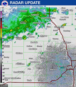 2:45 PM Radar Update Thunderstorm development is occurring along a boundary across northeast NE into west-central IA. Severe weather will be possible with damaging wind gusts (60-70 mph) and localized flash flooding the primary concerns. However, small hail and a brief tornado can't be ruled out. | US National Weather Service Omaha/Valley Nebraska