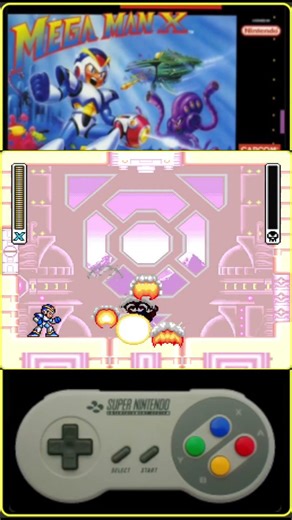 Mega Man X - Icy Penguin and Storm Eagle Reencounter | #megamanx #snes #mmx