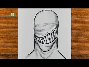 Scary Faceless Monster Drawing | Pencil Sketch Tutorial Step by Step
