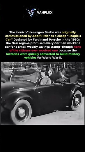 Why Volkswagen Beetle Was Built For Hitler