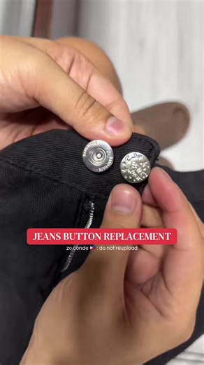 Jeans button replacement #buttonreplacement #jeansbutton