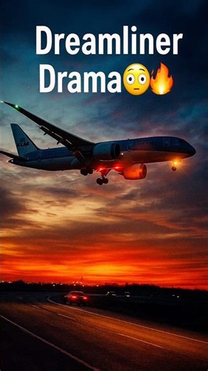 “KLM Dreamliner Crazy Low Landing at Toronto YYZ | Sunset Approach 😳✈️”#shorts