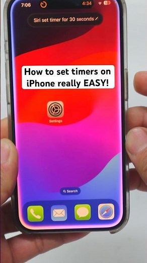 How to set timers on iPhone 📱😊👍