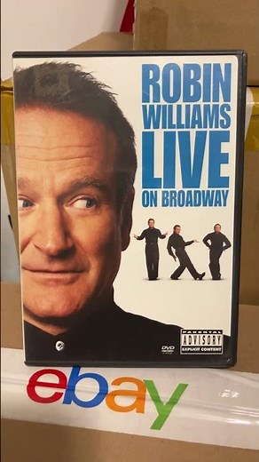 Robin Williams Live on Broadway DVD #madcaptoys #robinwilliams #ebay