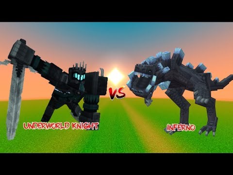 Inferno VS Underworld knight | Minecraft java mob battle | epic mob fight