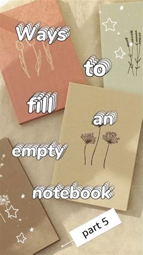 Ways to fill an empty notebook part 5🤎