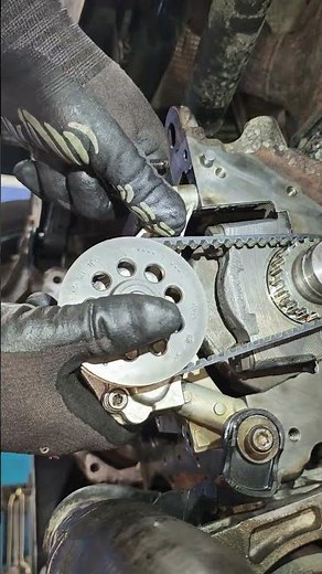 VW Caddy 1 6 TDI – Don’t Forget This Hidden Belt! #carrepair #workshopsm #mechanic
