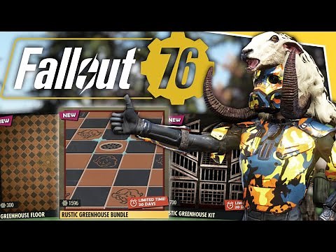 Fallout 76 - Atomic Shop Update: Rustic Greenhouse Bundle