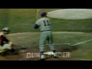 Duke Snider singles for his 2,000th career Major League base hit | April 16, 1963 | Mets @ Reds