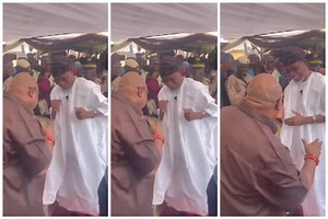 'Dancing Governor' Adeleke Lectures Aregbesola On Hot Dance Moves (Video)