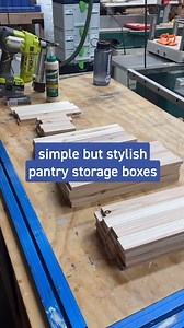 IG: @theawesomeorange built these pantry storage boxes that are equal parts practical and good-looking. A simple build that helps keep the chaos in check. | Family Handyman