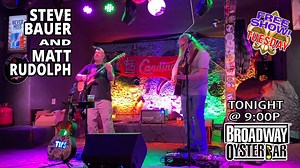 TONIGHT, we welcome back the dynamic duo, Steve Bauer and Matt Rudolf for a special Free Show! (9pm) 🎸🎸 🍴Kitchen till 10pm 🍹Bar till 1:30am #BroadwayOysterBar #LeaveYourAttitudeAtHome #StLouis | Broadway Oyster Bar