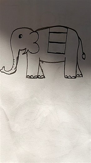 #elephant #elephantdrawing #elephantpainting #elephants #simpledrawing #simplepainting #art#drawing