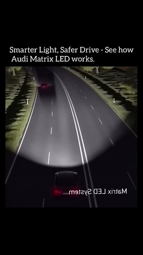 Engineering | Technology💡💻 on Instagram: "other drivers. Here’s how it works: 1.LED light Sources: The system uses multiple LED light sources arranged in a matrix pattern. Each LED can be controlled independently, allowing for precise control over the light distribution. 2.Adaptive Beam: The Matrix LED headlights use a combination of sensors and cameras to detect other vehicles on the road. When another car is detected, the system adjusts the light beam by dimming or turning off specific LEDs,