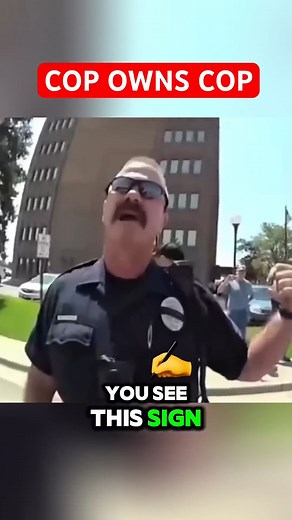 Corrupt Cop Owned By Another Cop🙈 #corruptcops | Know Your Rights